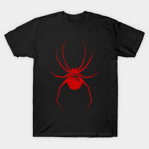 Red Red Spider T-Shirt by terrybain